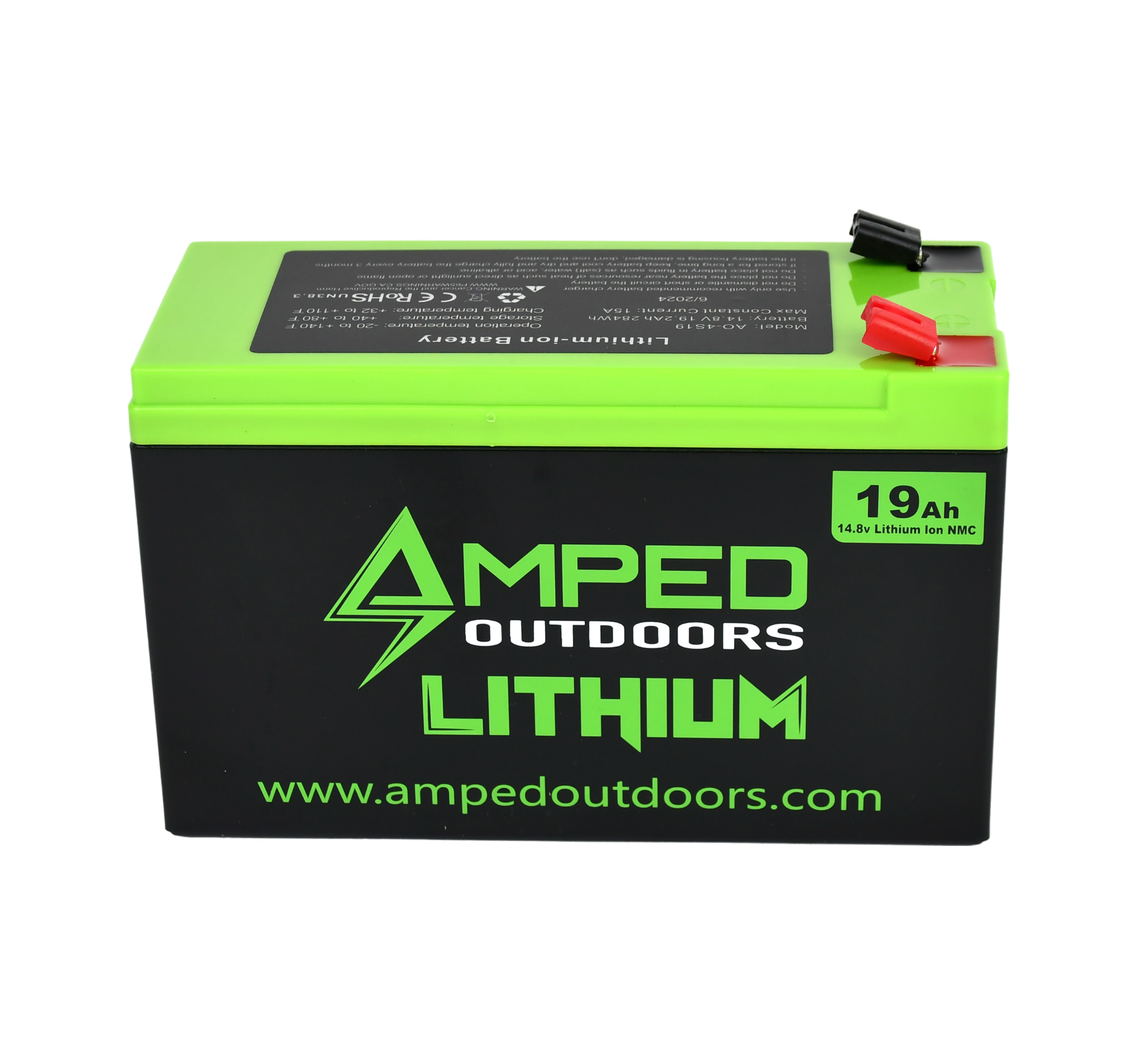 19Ah Lithium Battery (14.8V NMC) with Charger